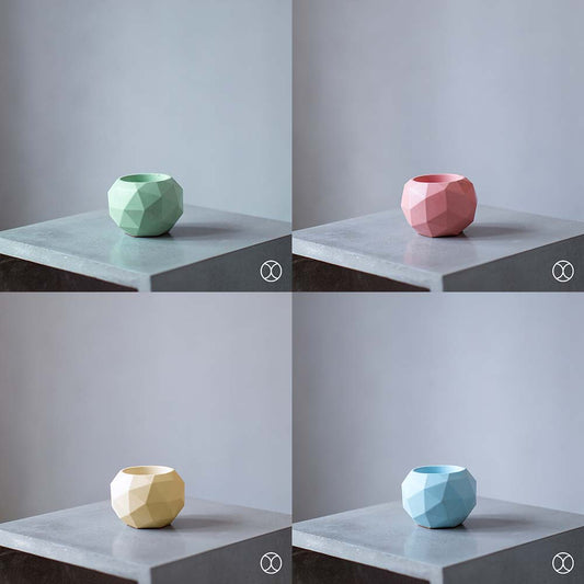 Concreate Reatha Planters Yellow