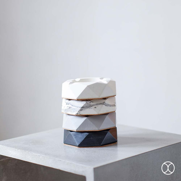 Concreate Nash Ashtray Grey