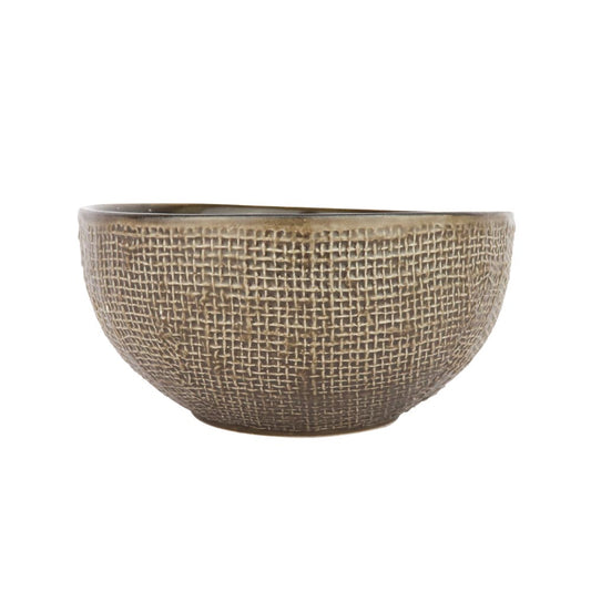 Lumikasa Callico Canvas Grey Ceramic Bowl