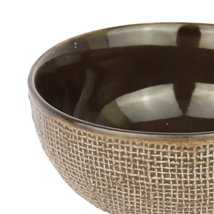 Lumikasa Callico Canvas Grey Ceramic Bowl