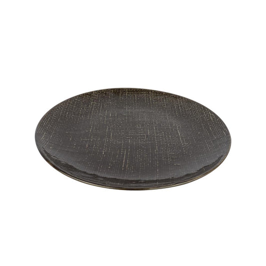 Lumikasa Callico Canvas Grey Ceramic Plate