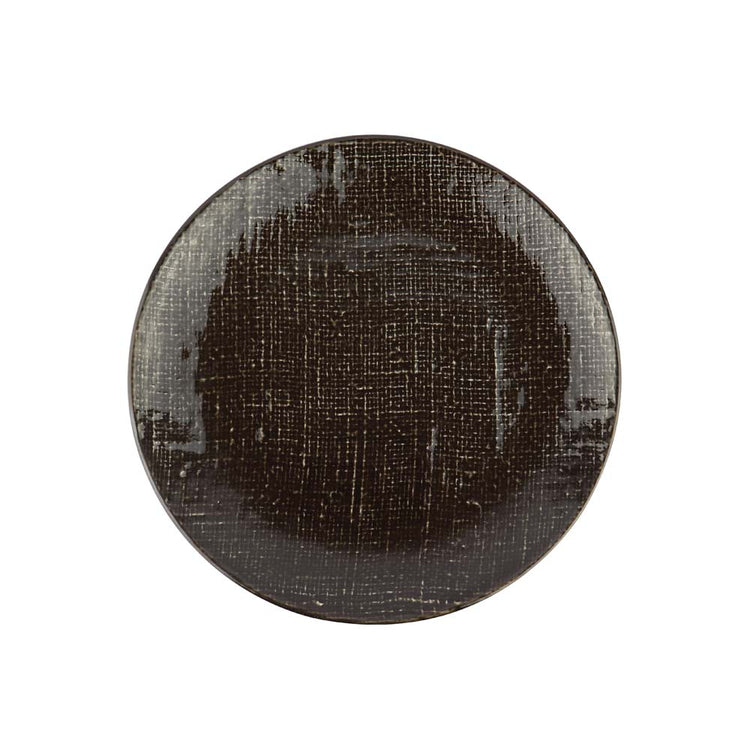 Lumikasa Callico Canvas Grey Ceramic Plate