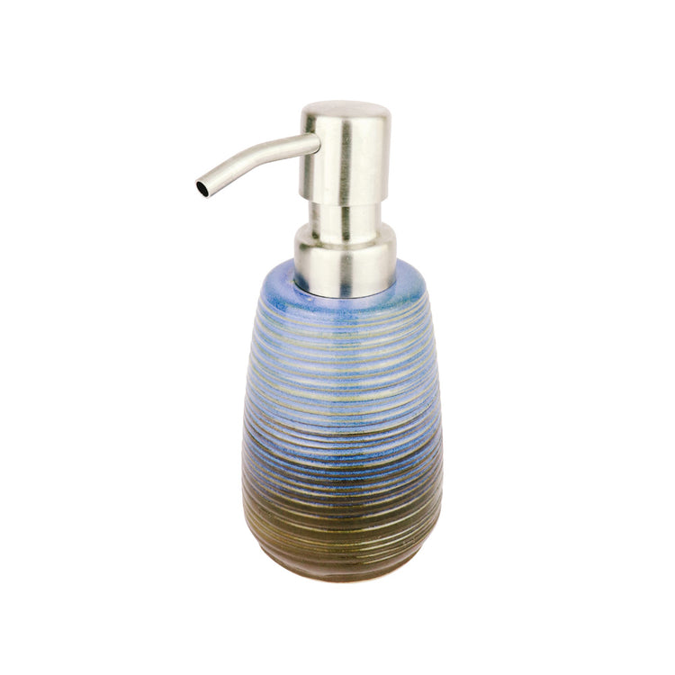 Lumikasa Ione Blue Brown Line Bathroom Set