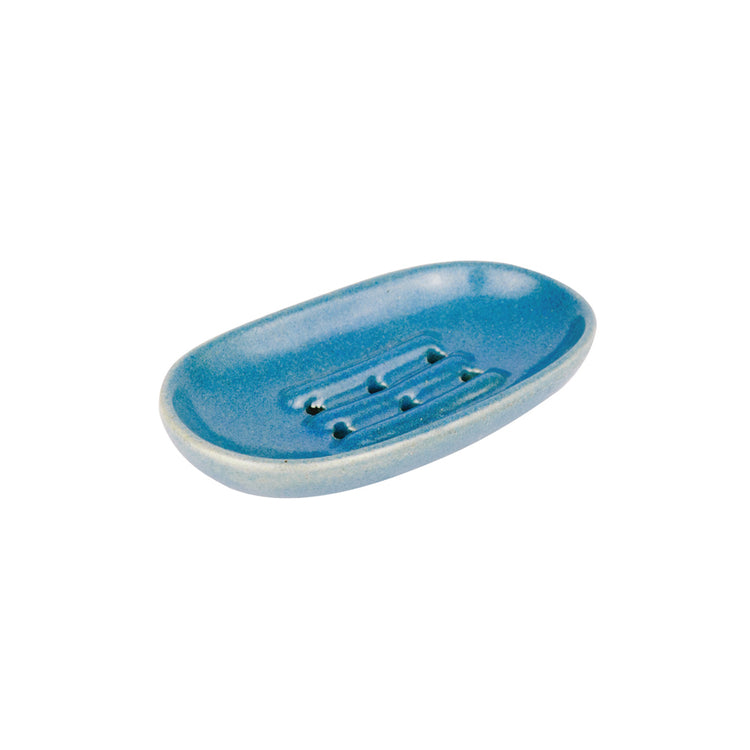 Lumikasa Ione Blue Brown Line Bathroom Set