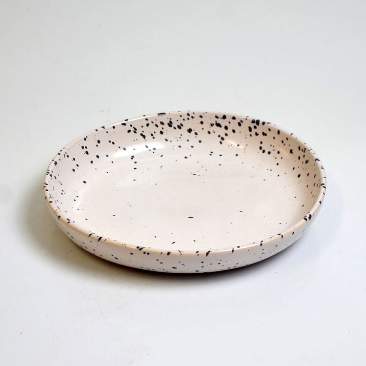 Nine Square Hiromi Bowl White Dotted