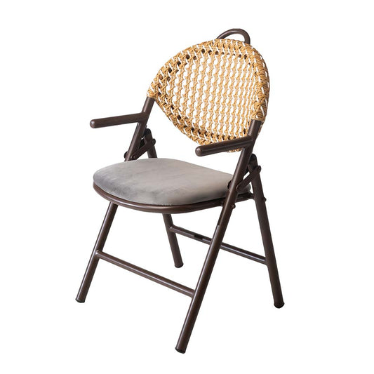 Every Collection KIYA Rattan Armchair in Cinnamon - Alumunium