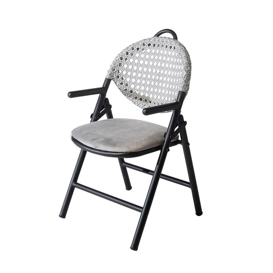 Every Collection KIYA Rattan Armchair in Midnight Black - Rocky
