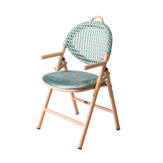 Every Collection KIYA Rattan Armchair in Fawn - Granite Green