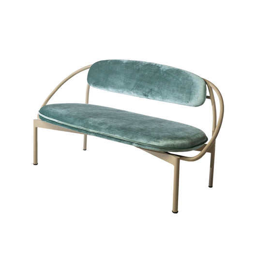 Every Collection LEHA Lounge Sofa Upholstered in Olive - Velvet Italiano Granite Green