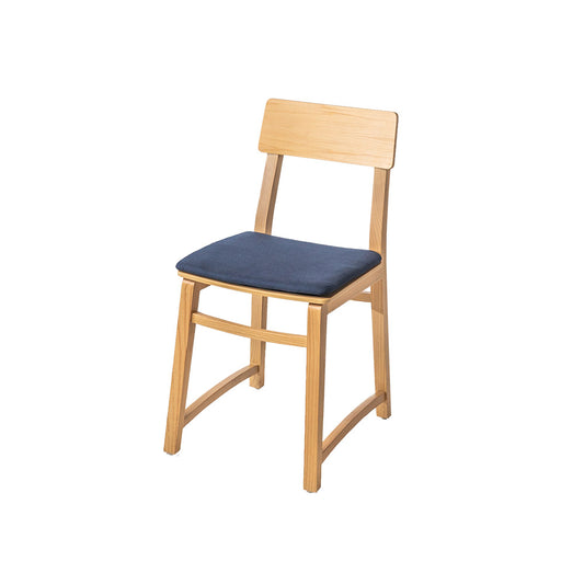 Every Collection SKHOLA Dining Chair Natural - Navy Cushion