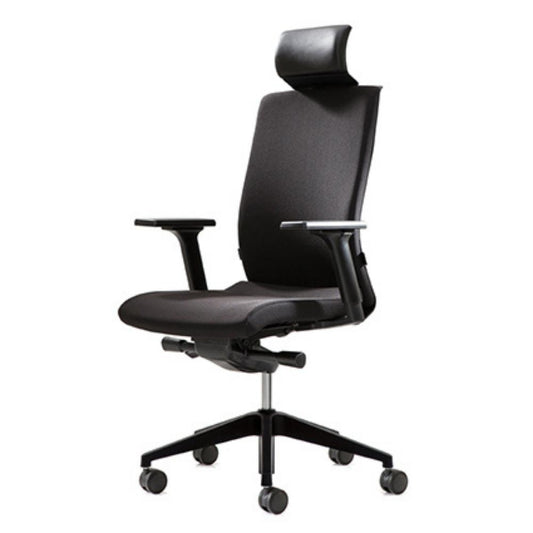 Firm Mono Chair Headrest Black