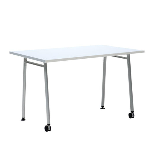 Firm Office Desk White Snow