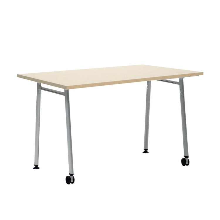 Firm Office Desk Maple