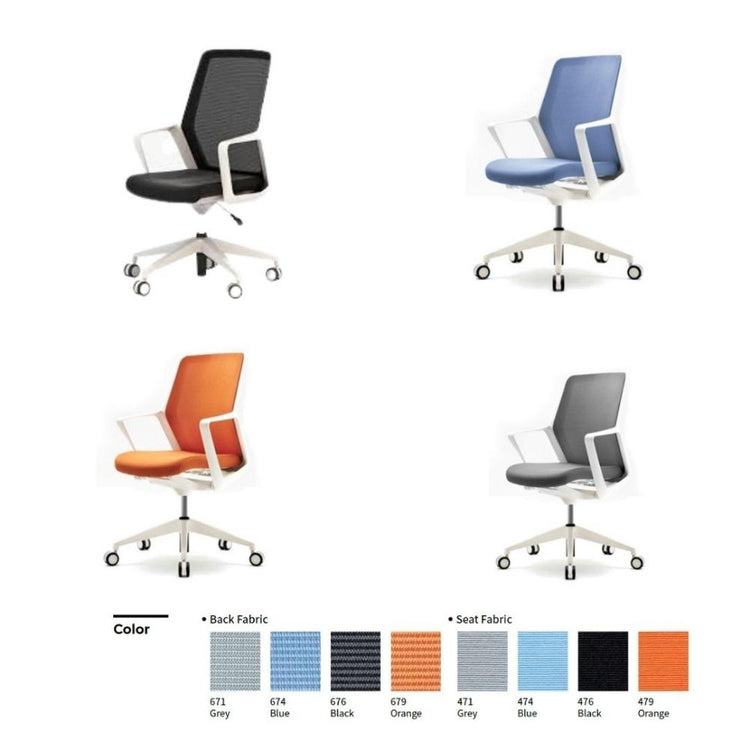 Firm Flo Chair White Frame