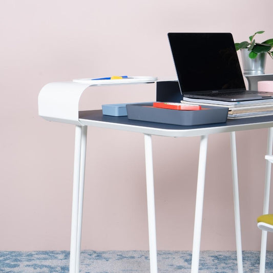 Firm Site B Study Desk Indigo Blue