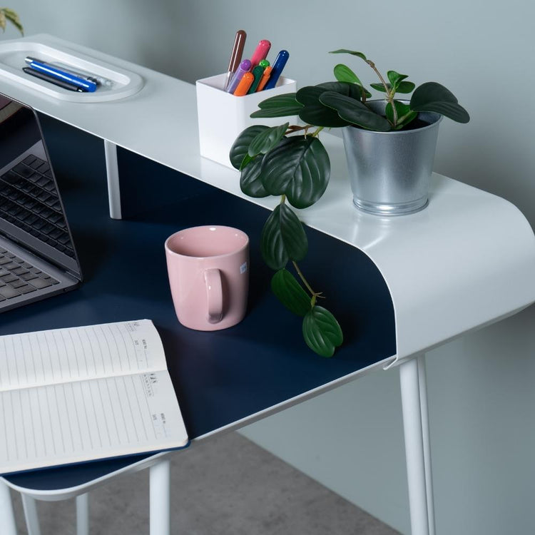 Firm Site B Study Desk Indigo Blue