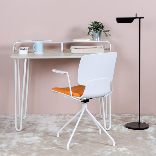 Firm Site B Study Desk Maple