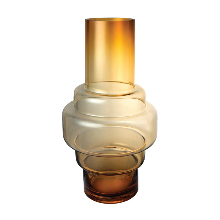 Lumikasa Tyler Tornado Amber Vase