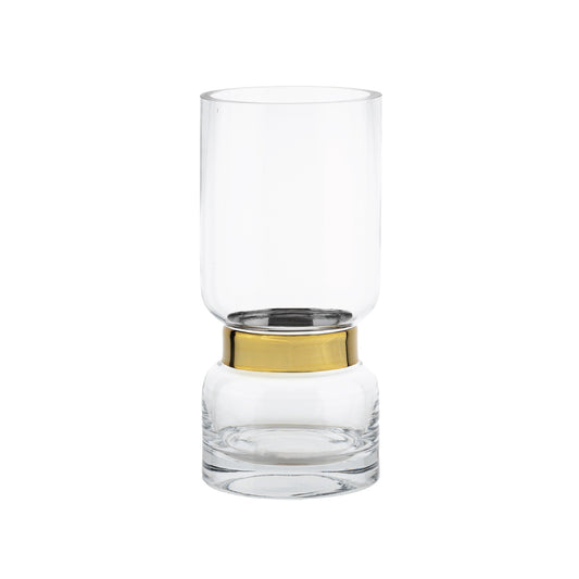 Lumikasa Trier Clear Ring Gold Vase