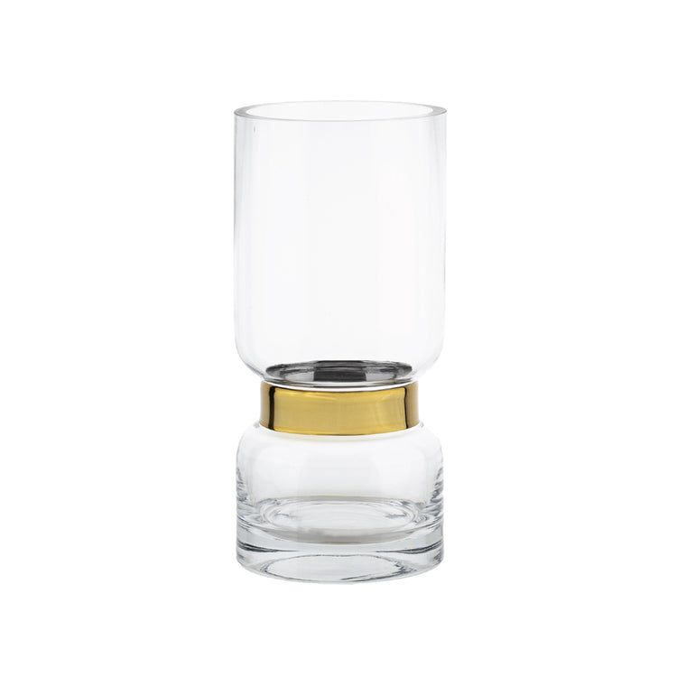 Lumikasa Trier Clear Ring Gold Vase
