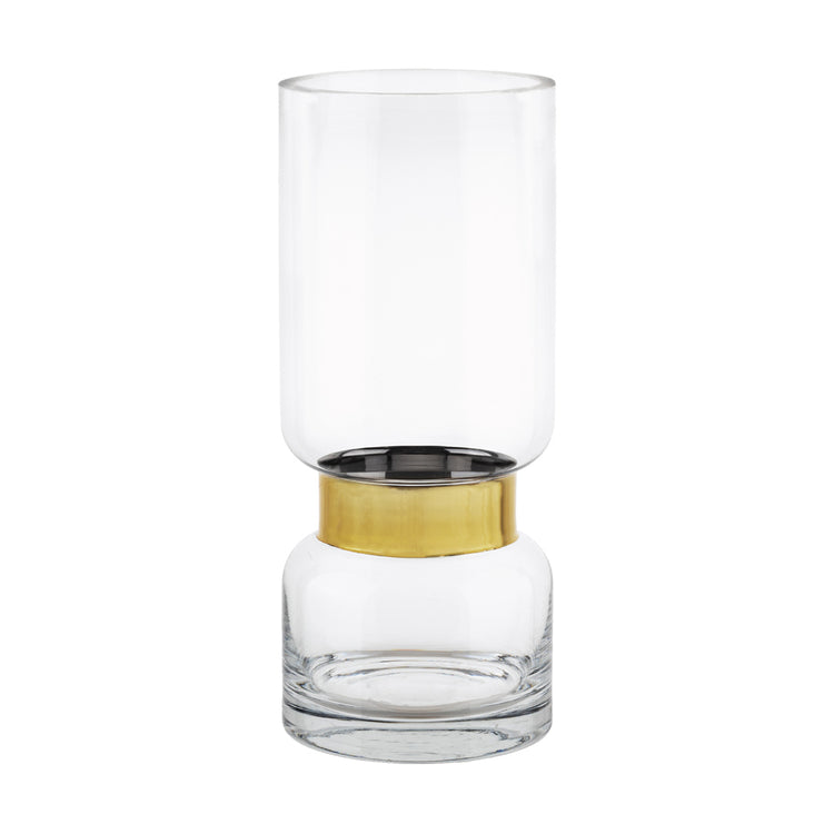 Lumikasa Trier Clear Ring Gold Vase