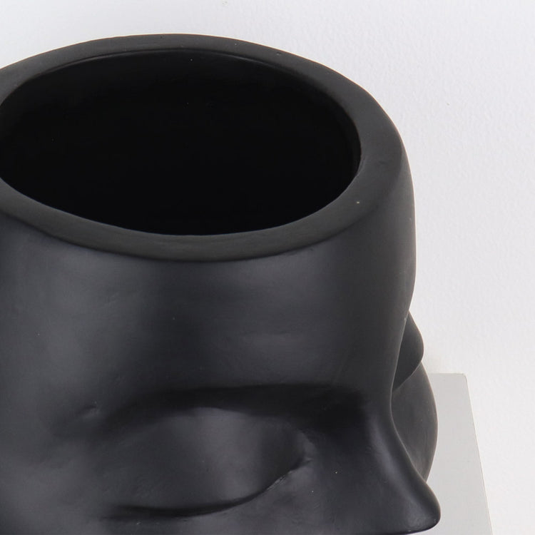 Lumikasa Cio M Black Vase