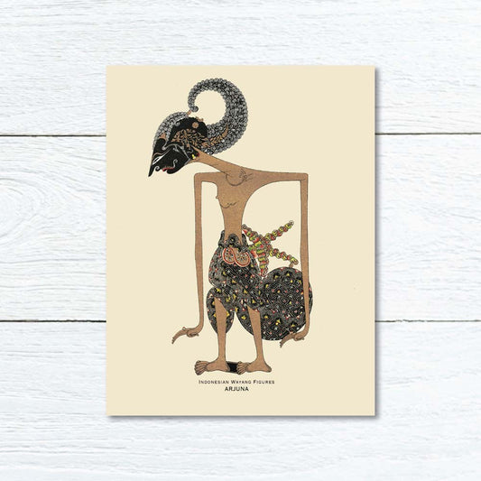 Lumikasa Art Greeting Card Arjuna