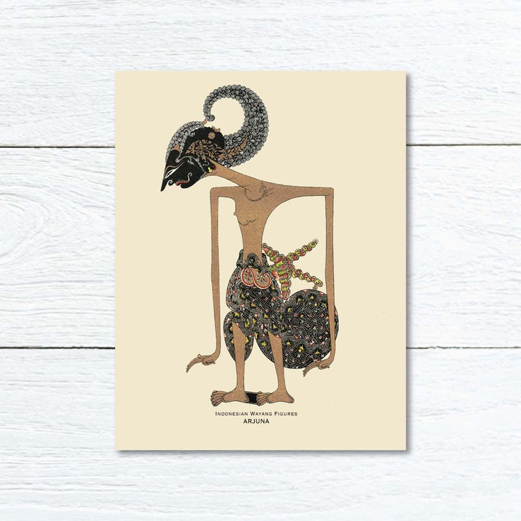 Lumikasa Art Greeting Card Arjuna