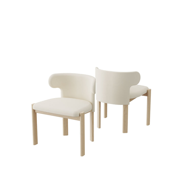Liman Dining Chair Half Back Natural
