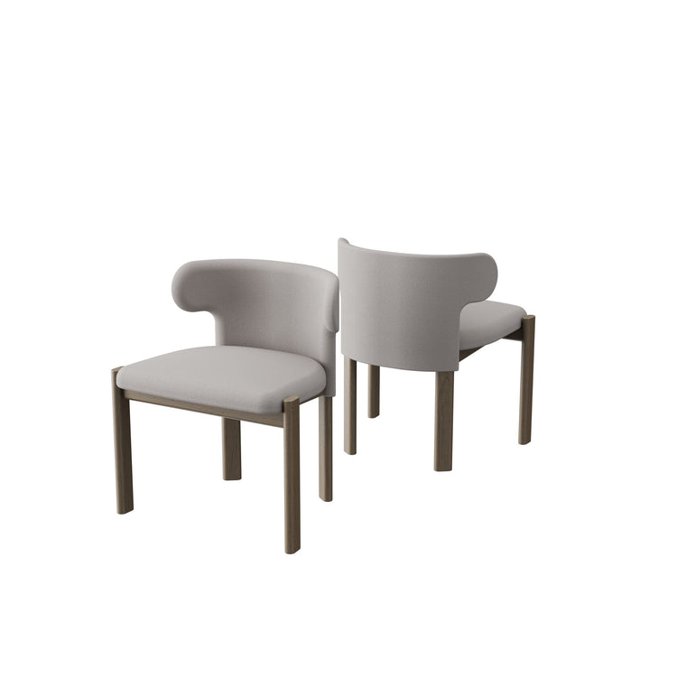 Liman Dining Chair Half Back Driftwood