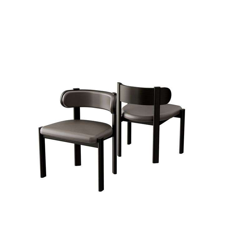 Liman Dining Chair Coffee Brown