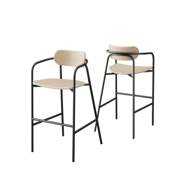 Lumba Bar Stool Anthracite