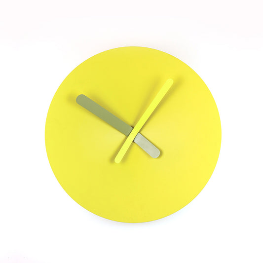 Mozia Wall Clock Yellow