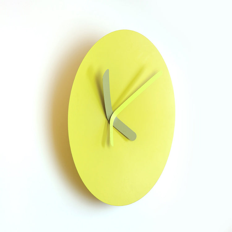 Mozia Wall Clock Yellow