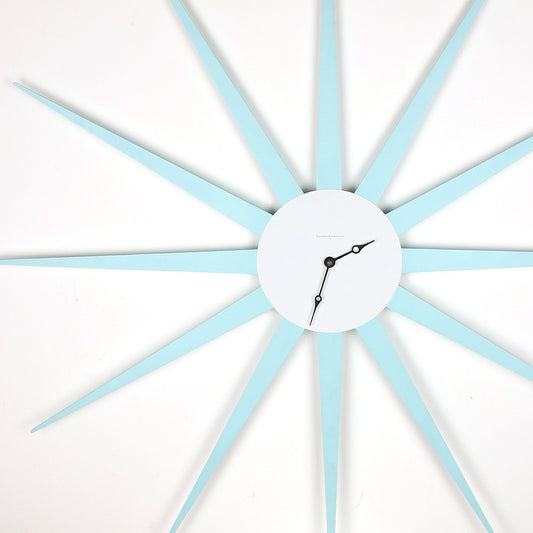 Star Wall Clock Blue