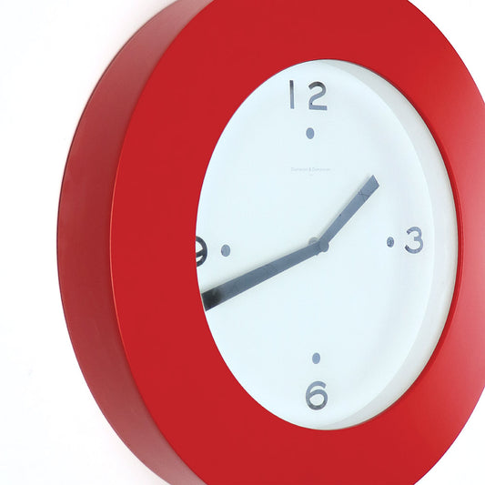 Classic Wall Clock Red