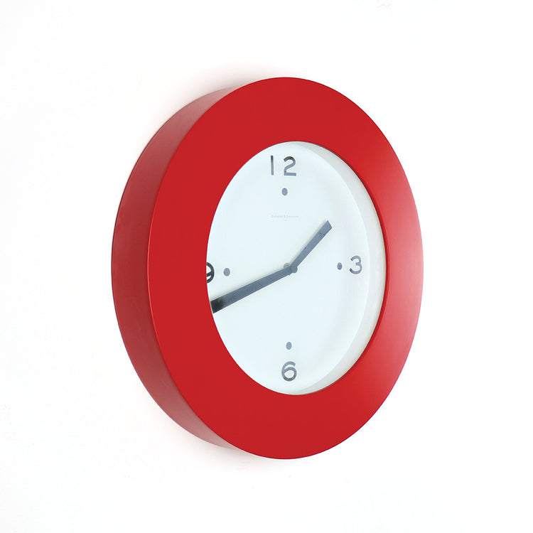 Classic Wall Clock Red