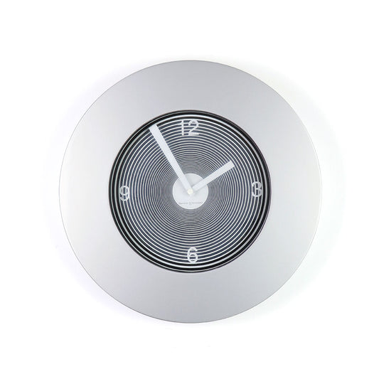 Target Round Wall Clock Silver