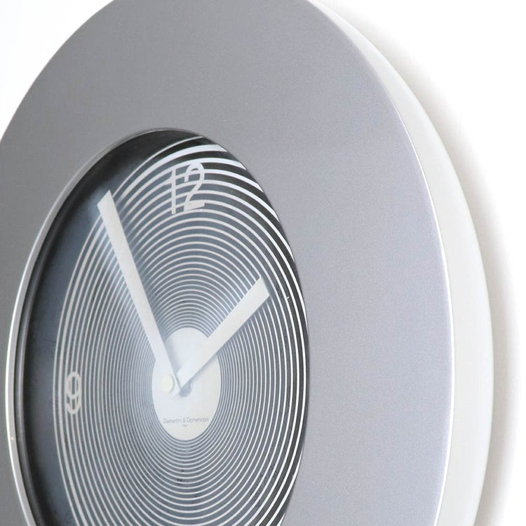 Target Round Wall Clock Silver