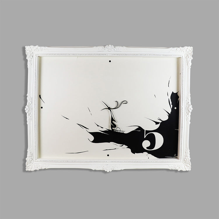 Core Nice Wall Clock White Black