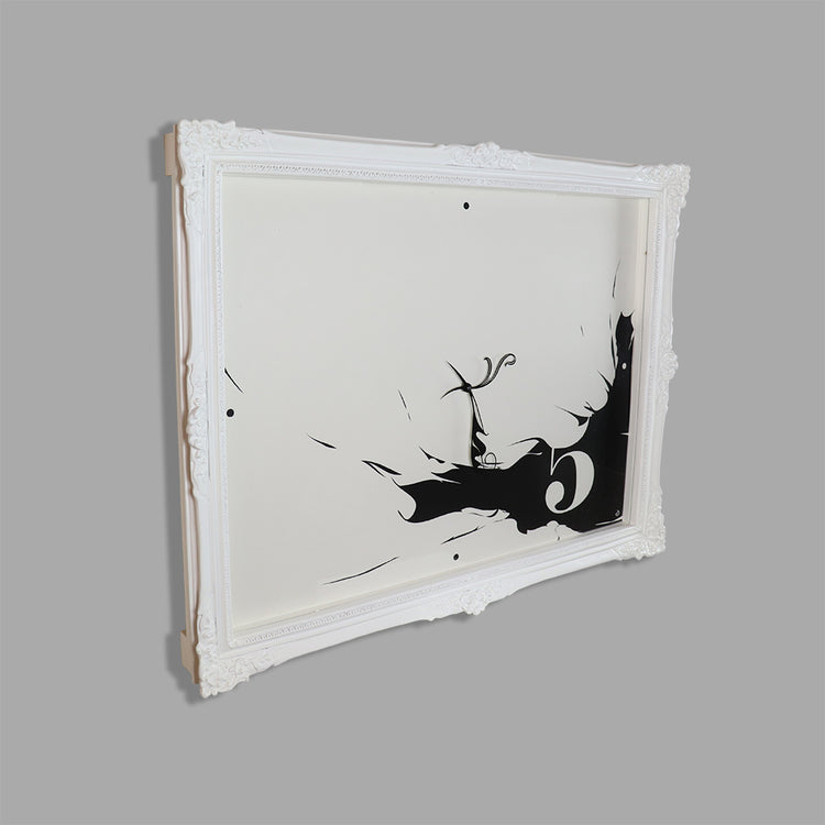 Core Nice Wall Clock White Black