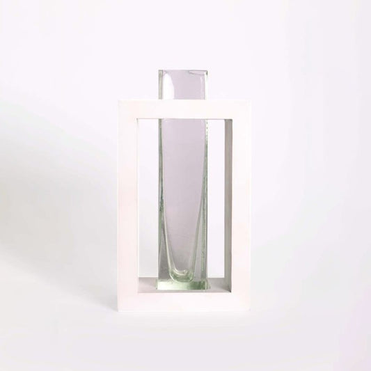 Vas Bunga Kayu Square Lumikasa