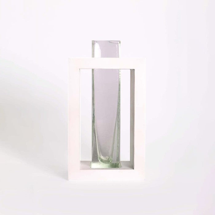 Vas Bunga Kayu Square Lumikasa