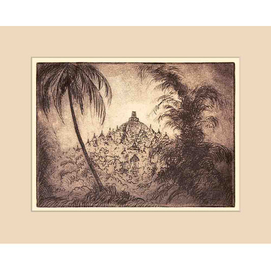 Lumikasa Art Borobudur Temple Java 4  Cardboard Frame