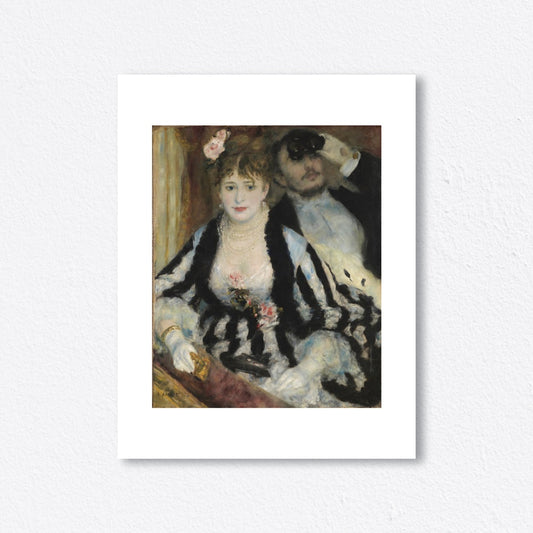 Lumikasa Art Renoir The Theatre Box, 1874 Framed Art Print
