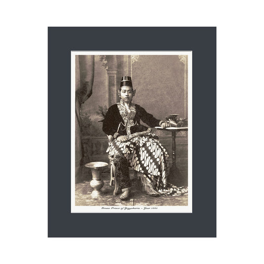 Lumikasa Art Crown Prince of Yogyakarta Cardboard Frame