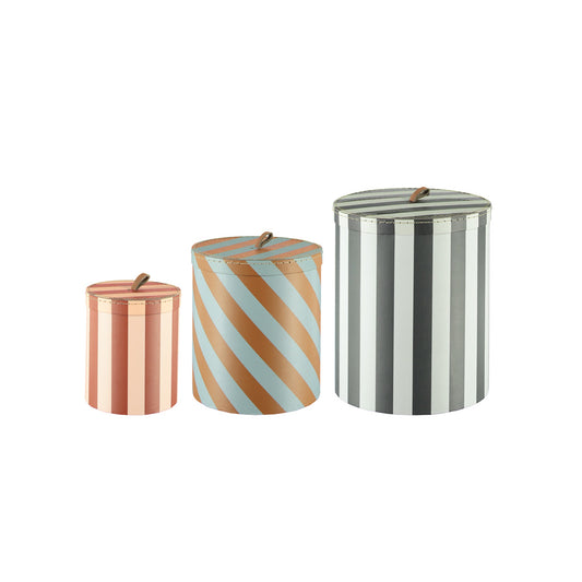 Oyoy Storage Box Round Stripes